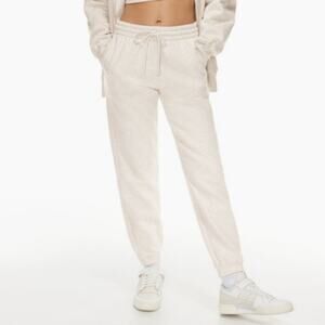 Artizia TNA Cozy Heather Light Oatmeal 28" Midweight Boyfriend Joggers XS